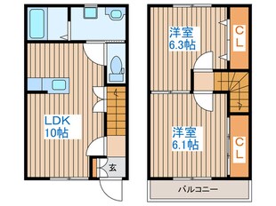 メゾンエスポワールの物件間取画像